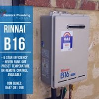 Rinnai Gas hot water system Belmont